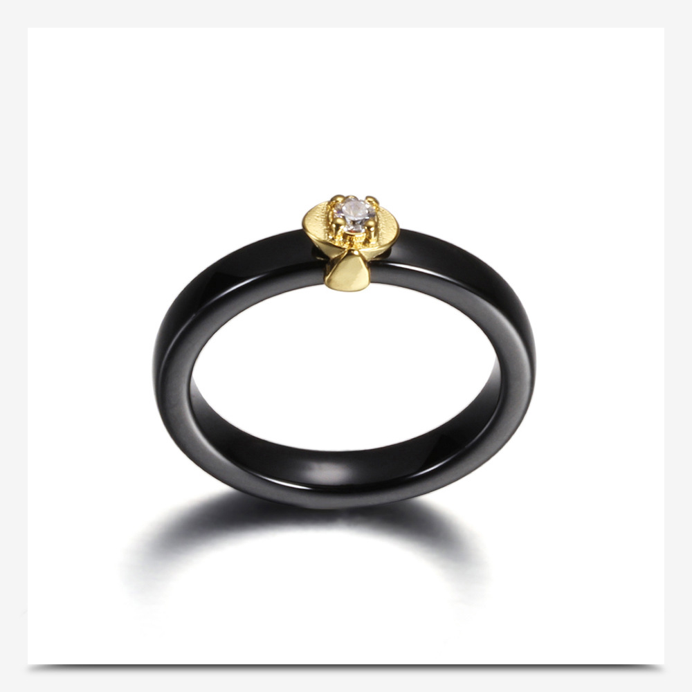 Women's Hypoallergenic Ceramic - Minimalist Ring Stackable บทวิจารณ์และราคา