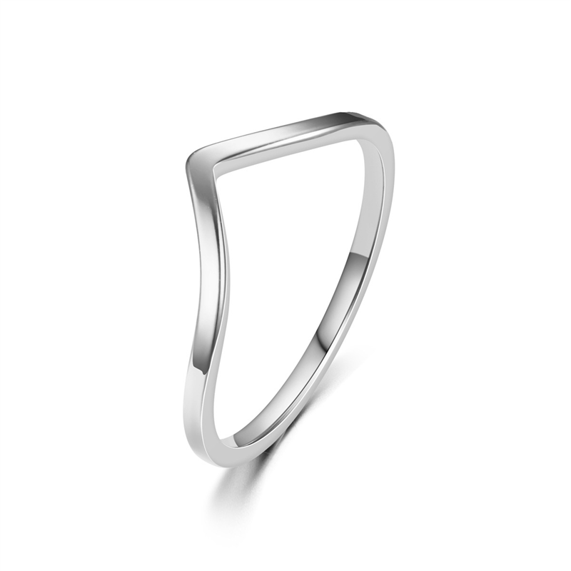 Minimalist Irregular Chevron V - Minimalist Ring Stackable บทวิจารณ์และราคา