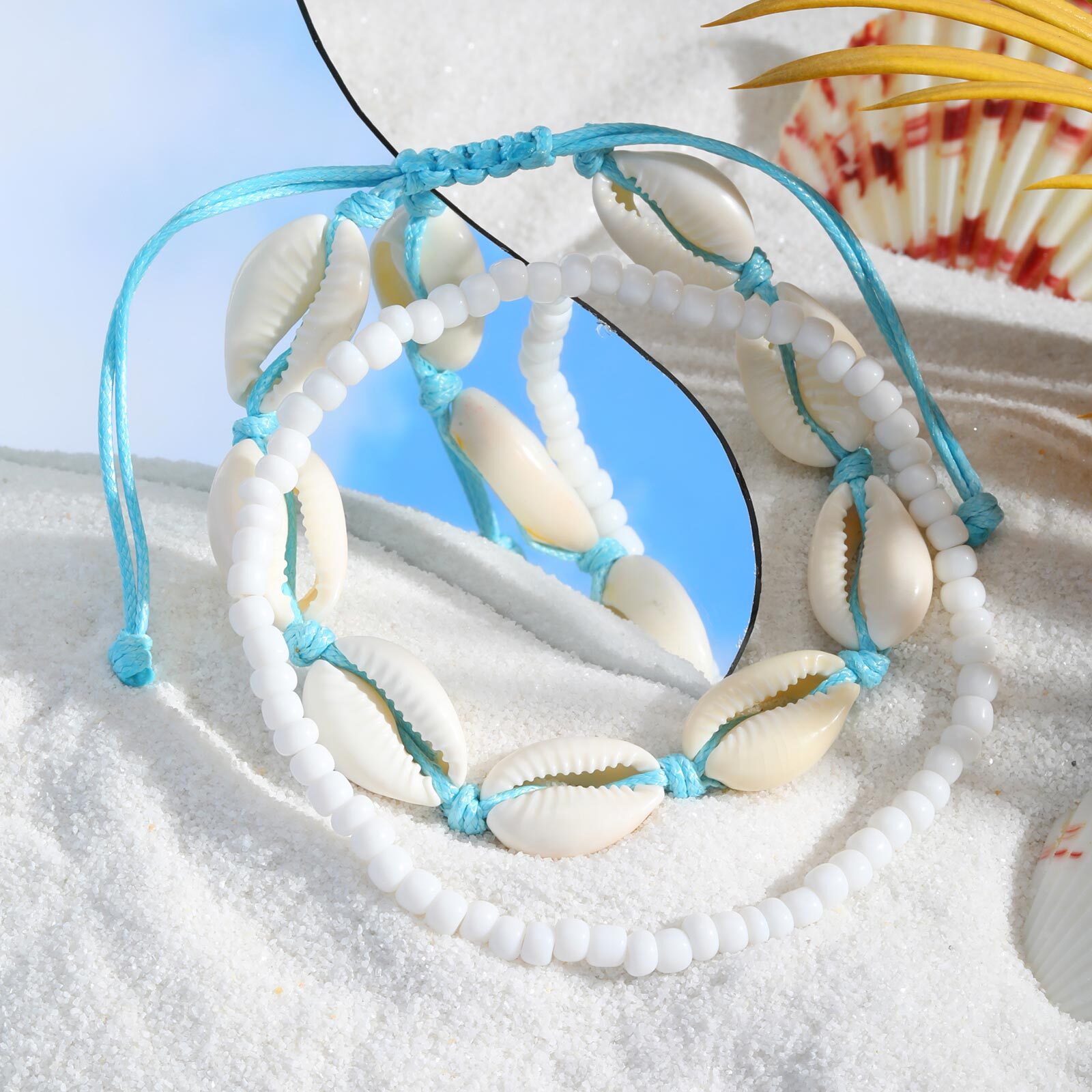 Cowrie Shell Ankle Bracelet fo - Jc Jewelry & Watches Photos บทวิจารณ์และราคา