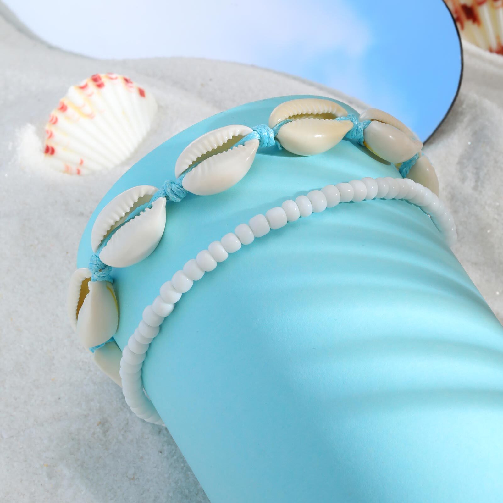 Cowrie Shell Ankle Bracelet fo - Jc Jewelry & Watches Photos บทวิจารณ์และราคา