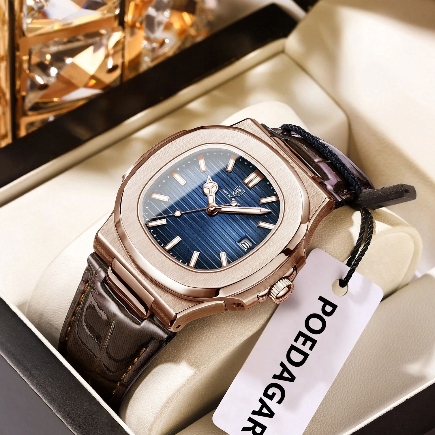 POEDAGAR Business Man Watch Da - Rg Watches & Jewelry Gmbh บทวิจารณ์และราคา