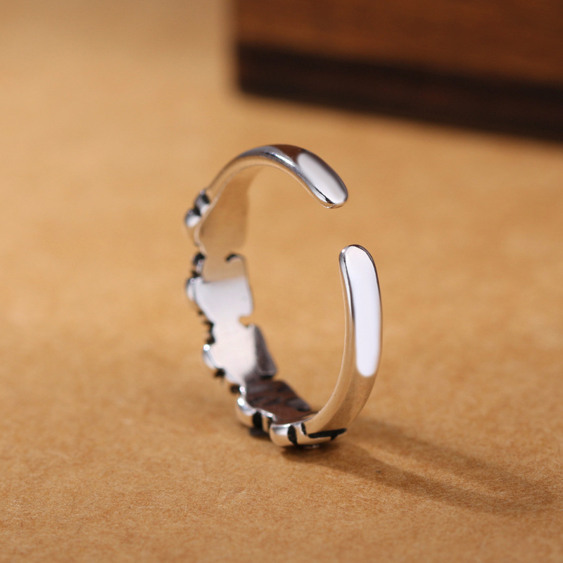 925 Sterling Silver Retro Flow - Statement Cocktail Ring บทวิจารณ์และราคา