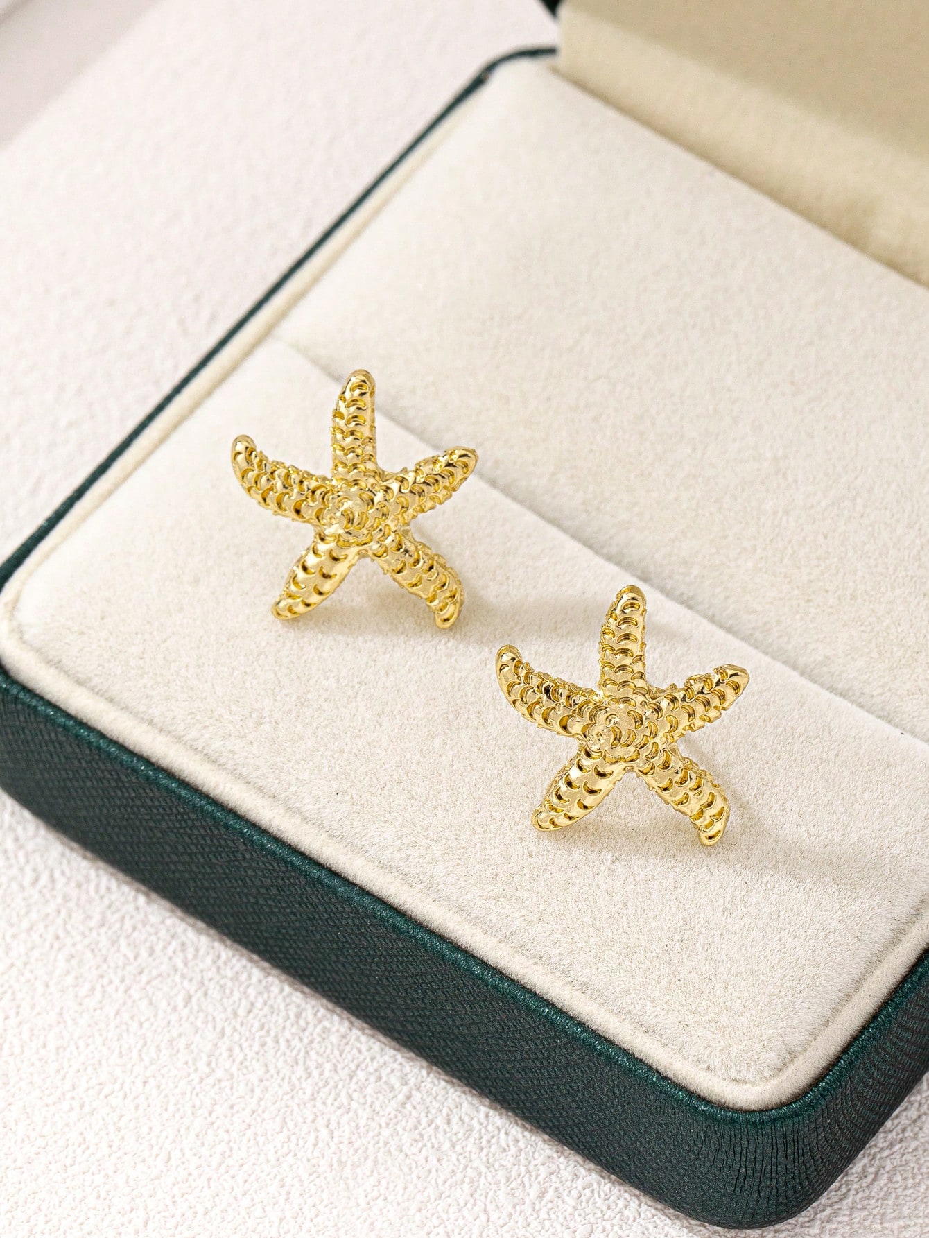 1 Pair Geometric Pearl & Starf - Pearl Stud Earrings บทวิจารณ์และราคา
