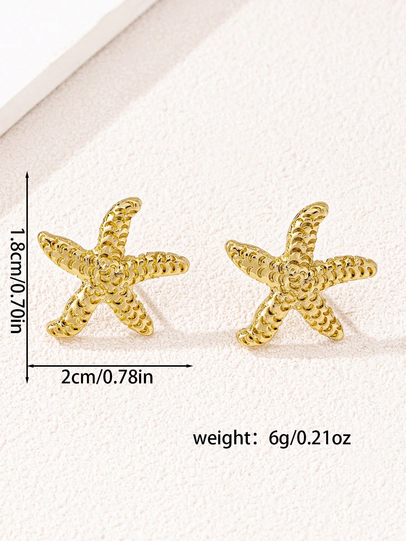 1 Pair Geometric Pearl & Starf - Pearl Stud Earrings บทวิจารณ์และราคา