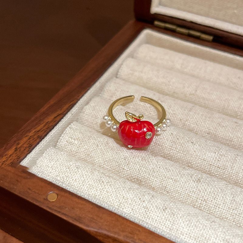 Christmas Apple Ring Red Cute  - Eve Jewelry & Watches Distribuidor Oficial Rolex Buenos Aires บทวิจารณ์และราคา
