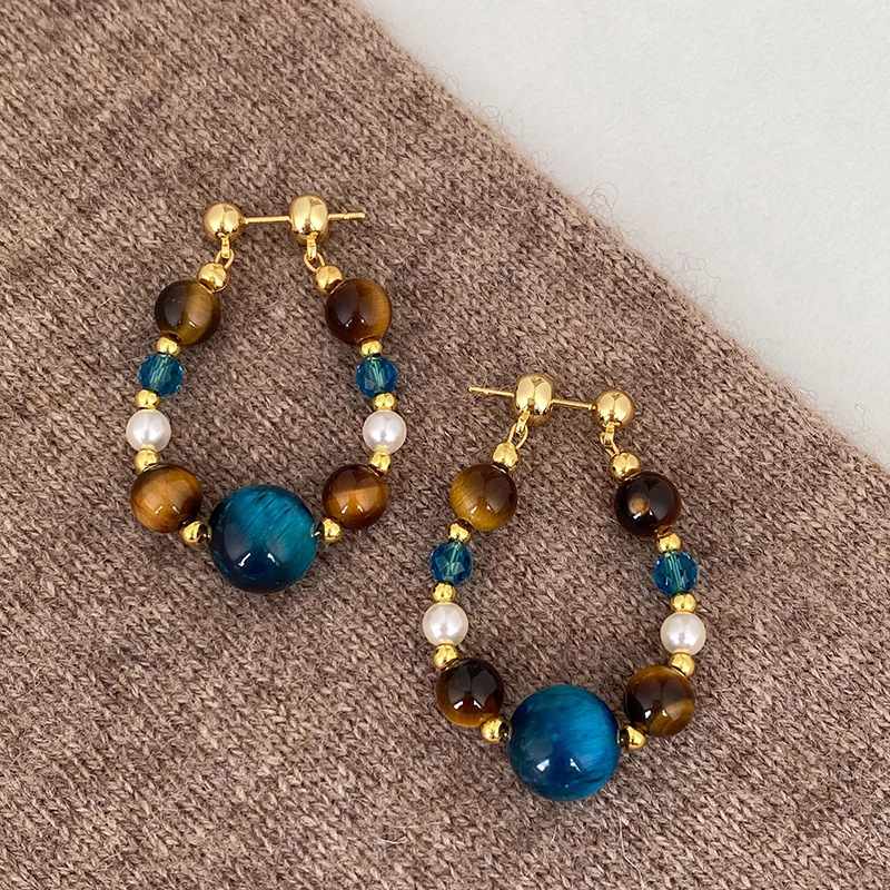 Vintage Drop Earrings & Studs  - Pearl Stud Earrings บทวิจารณ์และราคา