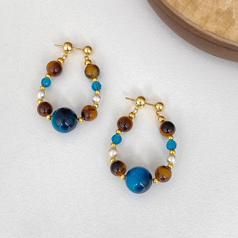 Vintage Drop Earrings & Studs  - Pearl Stud Earrings บทวิจารณ์และราคา
