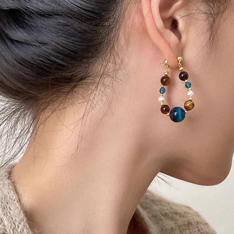 Vintage Drop Earrings & Studs  - Pearl Stud Earrings บทวิจารณ์และราคา