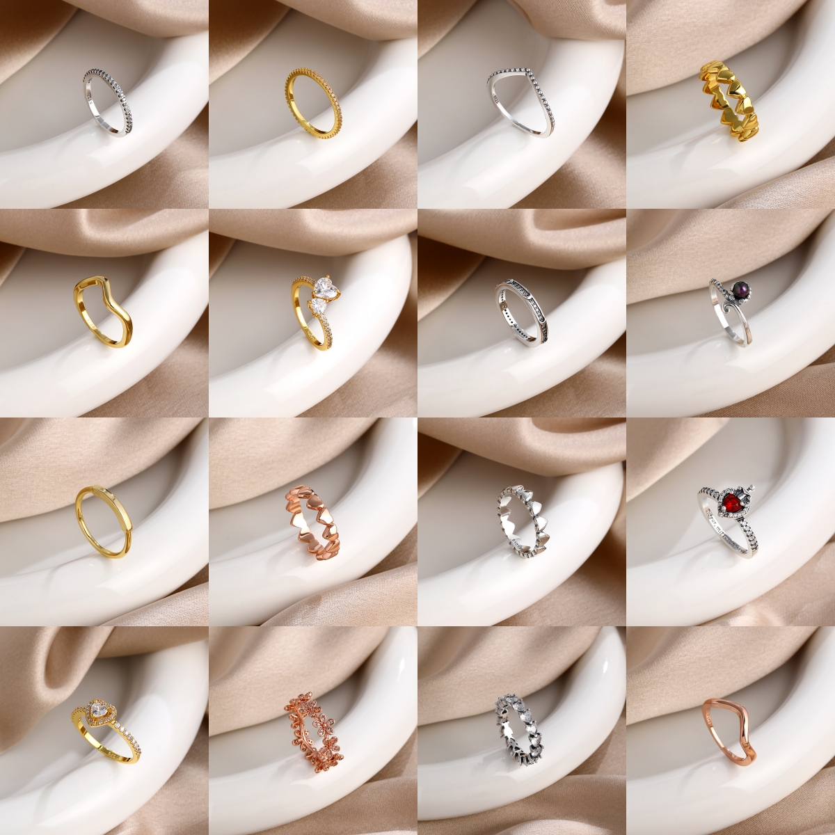2026 New Stackable Rings for W - Minimalist Ring Stackable บทวิจารณ์และราคา