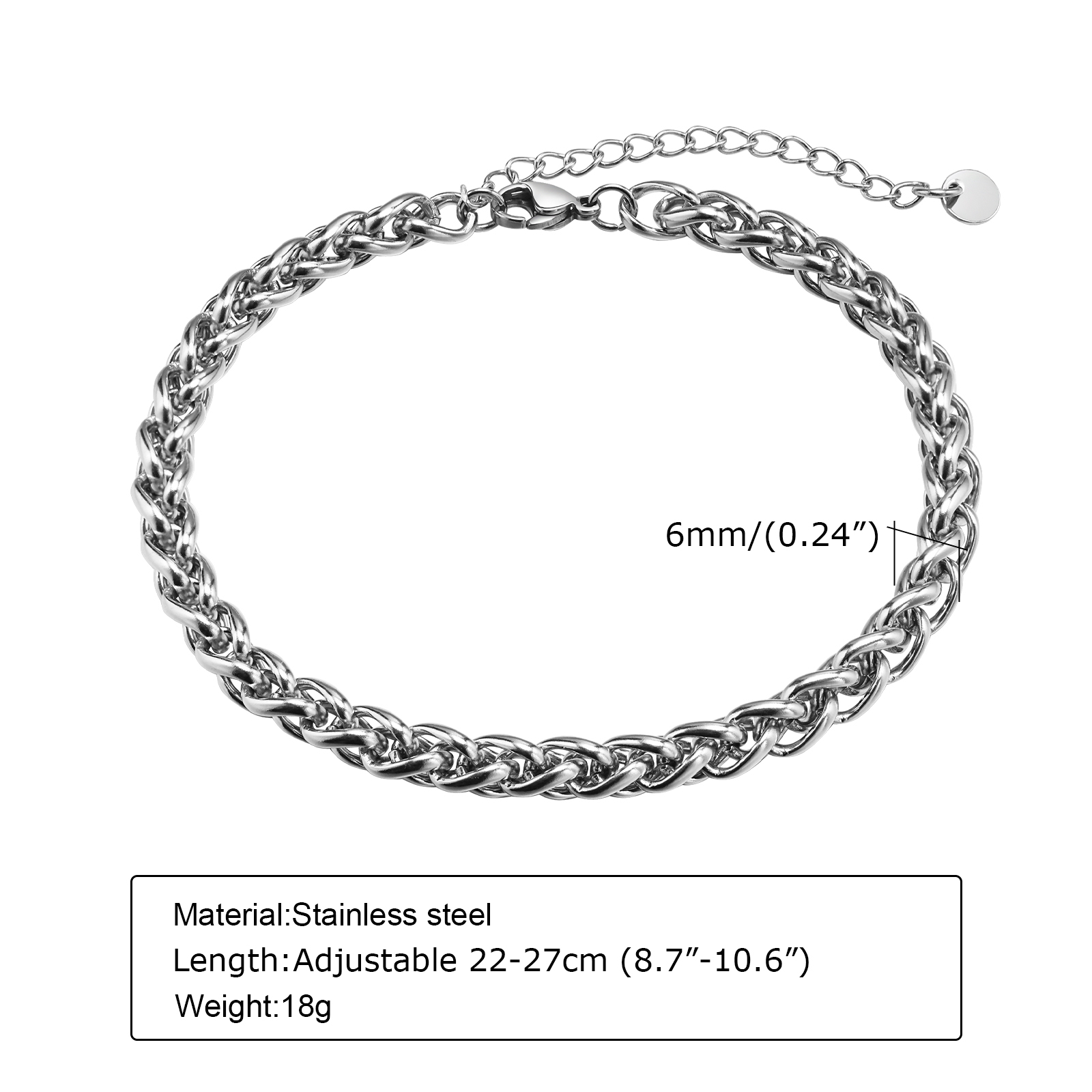 Vnox Cuban Chain Anklets for M - Jc Jewelry & Watches Photos บทวิจารณ์และราคา