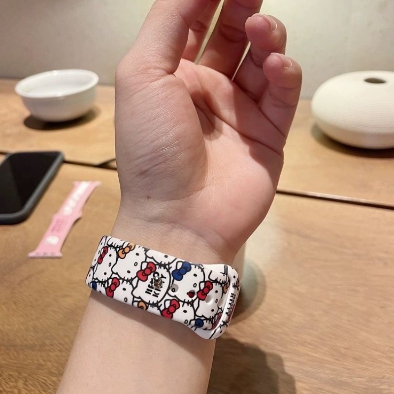 Anime Sanrio Cute Hello Kitty  - Watch Strap Replacement บทวิจารณ์และราคา