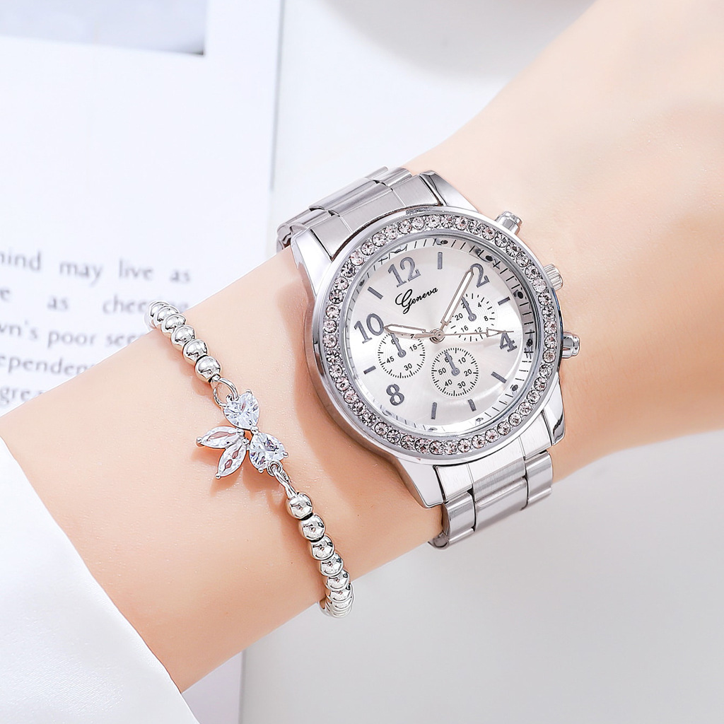 Gold Women Watch Geneva Classi - Jewelry Watches Gold บทวิจารณ์และราคา