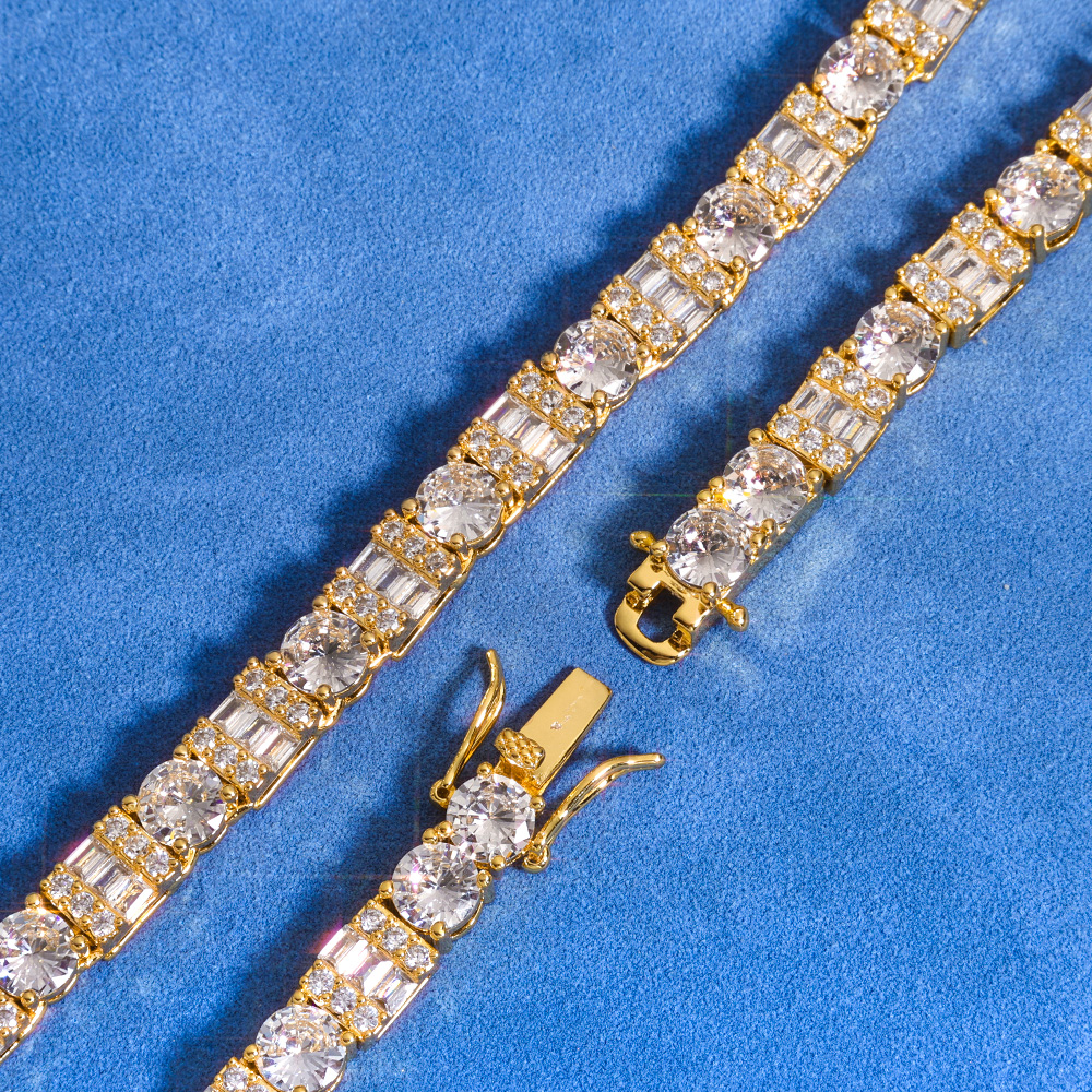HHIOK Hip Hop Jewelry Tennis B - Tennis Bracelet Cubic บทวิจารณ์และราคา
