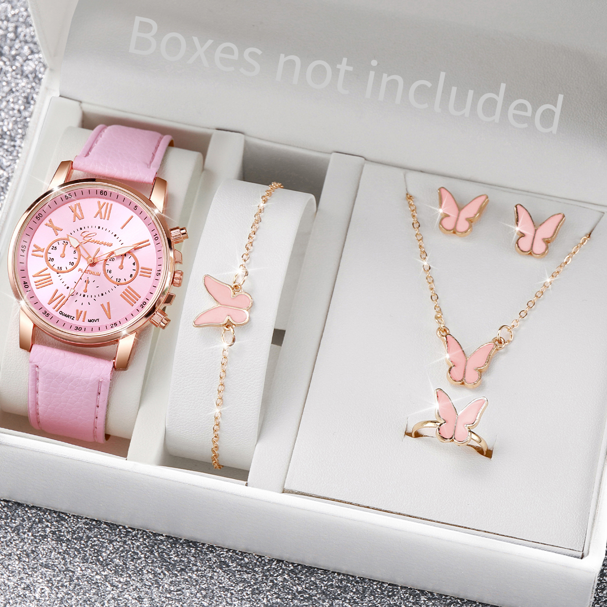 6PCS/Set Fashion Women Watches - Jewelry Like Watches บทวิจารณ์และราคา