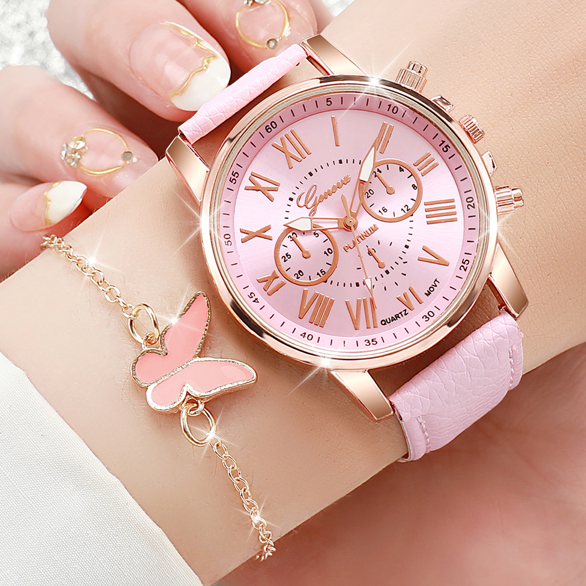 6PCS/Set Fashion Women Watches - Jewelry Like Watches บทวิจารณ์และราคา