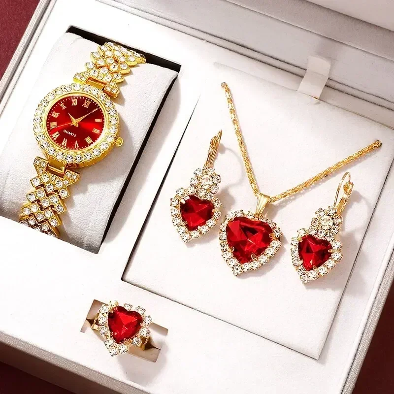 Golden Luxury Watch Women Ring - Jewelry Like Watches บทวิจารณ์และราคา