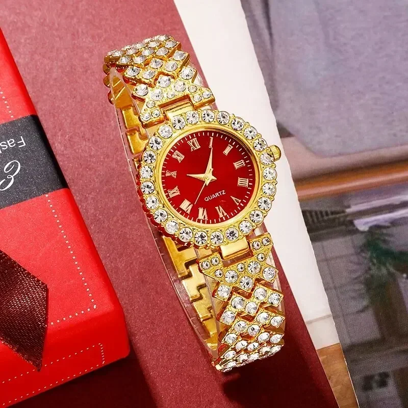 Golden Luxury Watch Women Ring - Jewelry Like Watches บทวิจารณ์และราคา