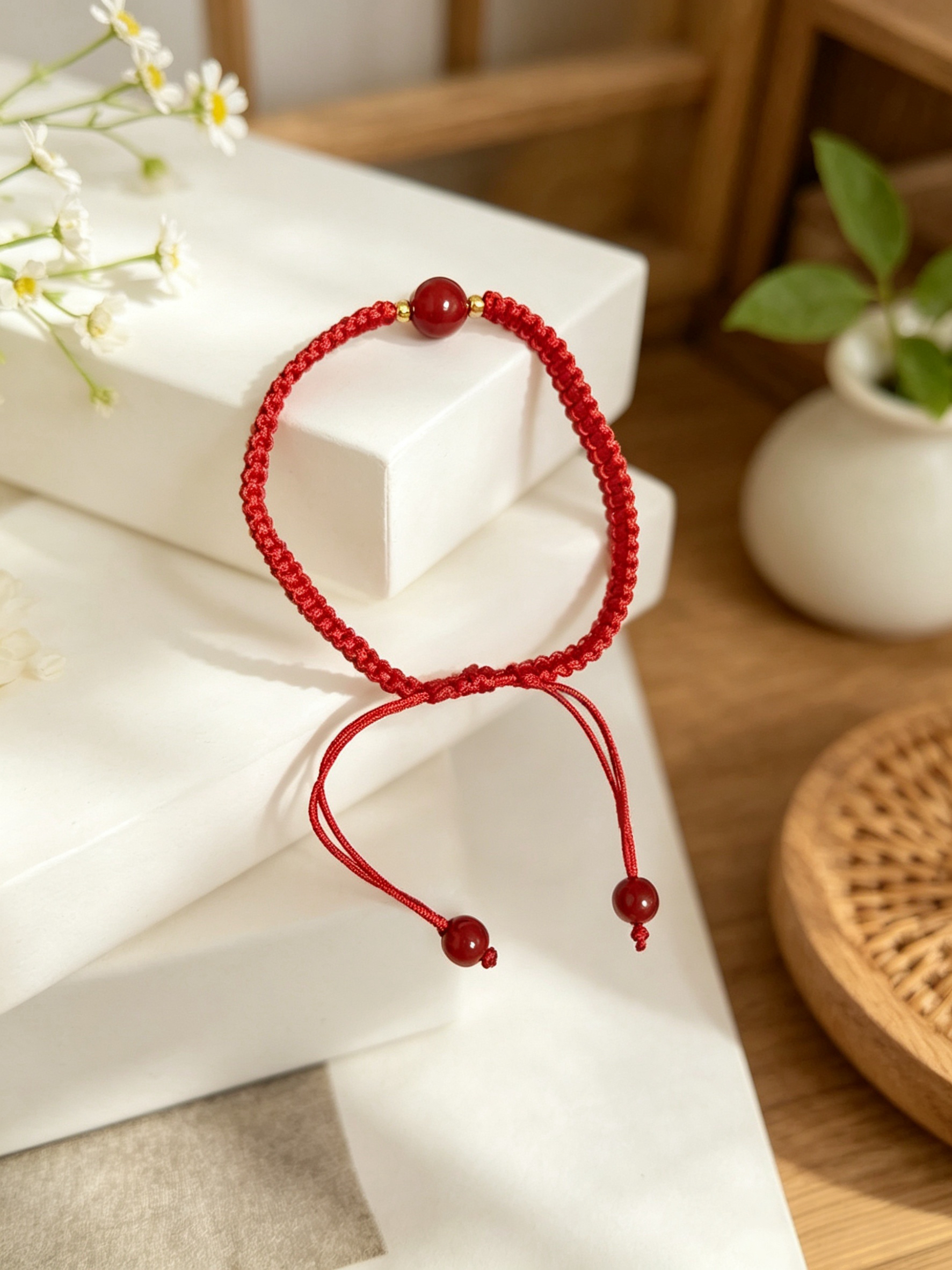 Adjustable Red String Bracelet - Fine Jewelry & Watches Photos บทวิจารณ์และราคา