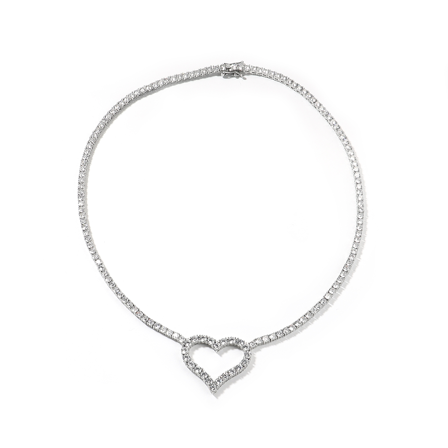 Uwin 3mm Tennis Chain With Lov - Tennis Bracelet Cubic บทวิจารณ์และราคา