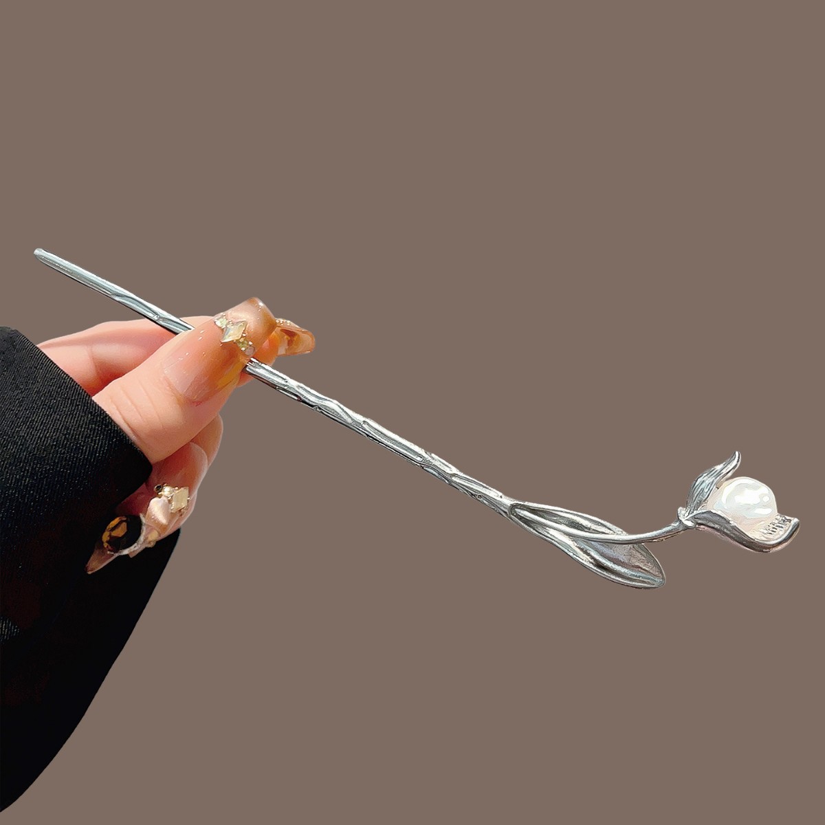 Chinese Style Flower Hairpin E - Shop Jewelry & Watches Near Me บทวิจารณ์และราคา