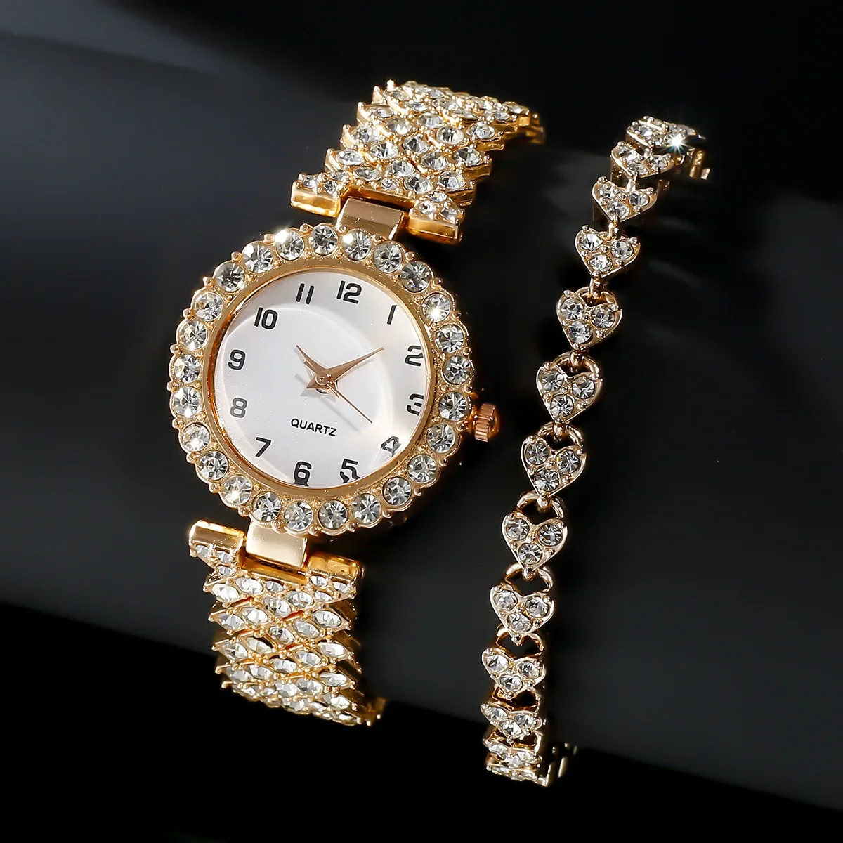 1pcs/2pcs Luxury Fashion Women - Jewelry Like Watches บทวิจารณ์และราคา