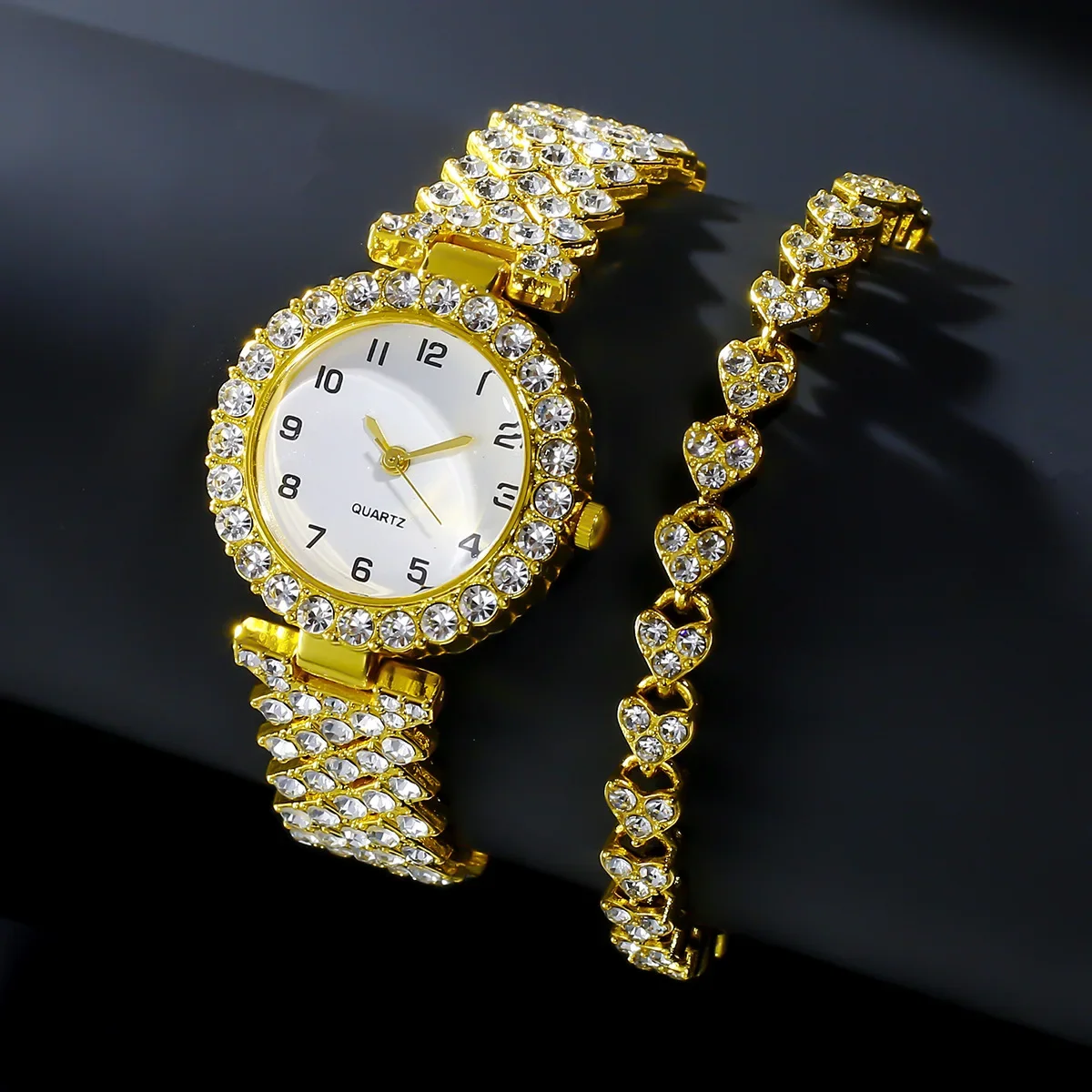 1pcs/2pcs Luxury Fashion Women - Jewelry Like Watches บทวิจารณ์และราคา