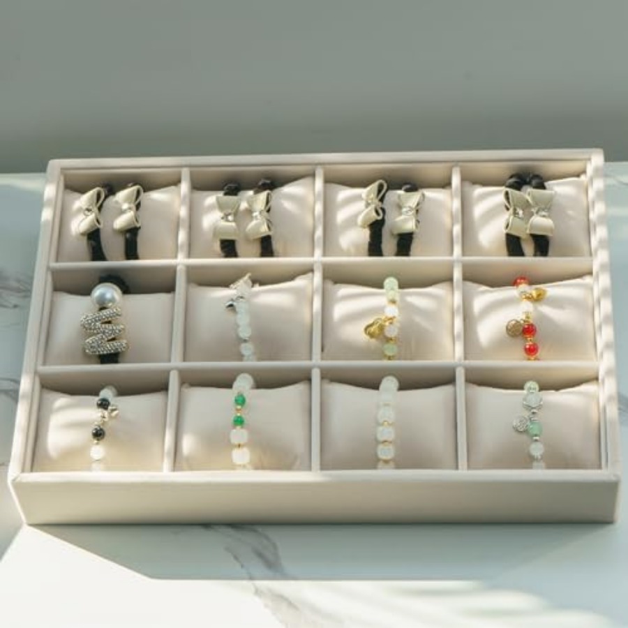 Jewelry Watch Tray, Velvet Wat - Jewelry And Watches Box บทวิจารณ์และราคา