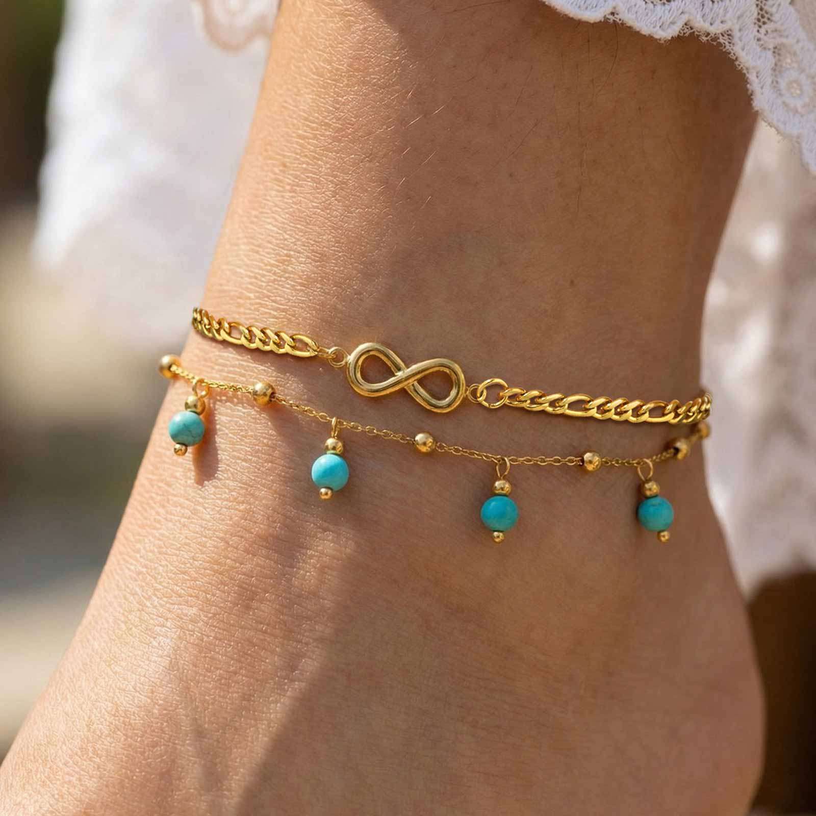Vnox New Boho Double Layered I - Jc Jewelry & Watches Photos บทวิจารณ์และราคา