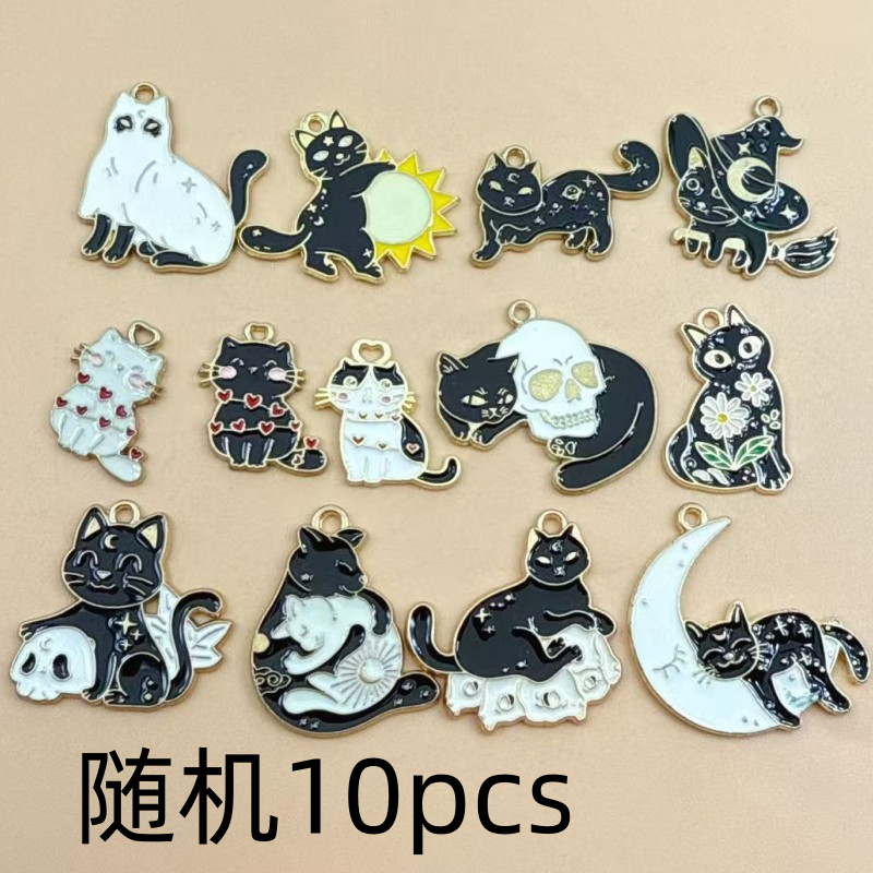 10pcs Original Alloy Enamel Bl - Jewelry & Watches Spółka Z Ograniczoną Odpowiedzialnością บทวิจารณ์และราคา