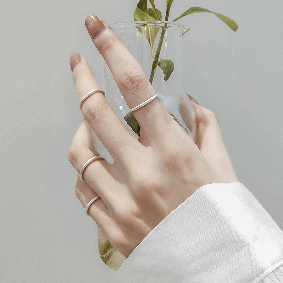F.I.N.S Minimalist S925 Sterli - Minimalist Ring Stackable บทวิจารณ์และราคา