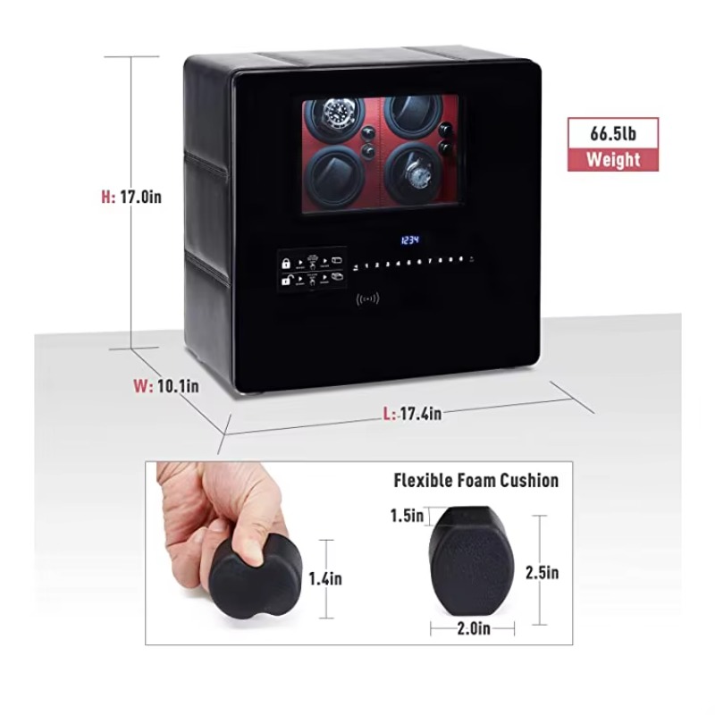 Luxury 12 Automatic Rotors and - Jewelry And Watches Box บทวิจารณ์และราคา