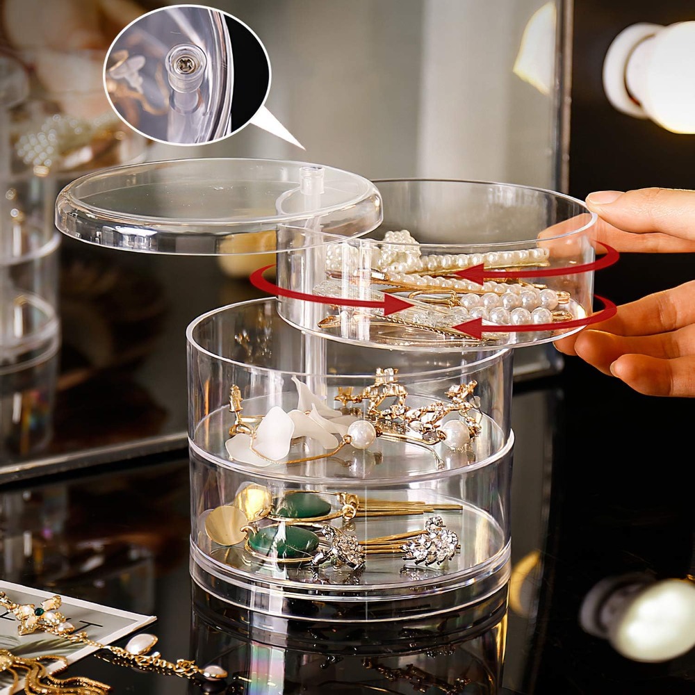 360 Rotating Jewelry Organizer - Shop Jewelry & Watches Near Me บทวิจารณ์และราคา