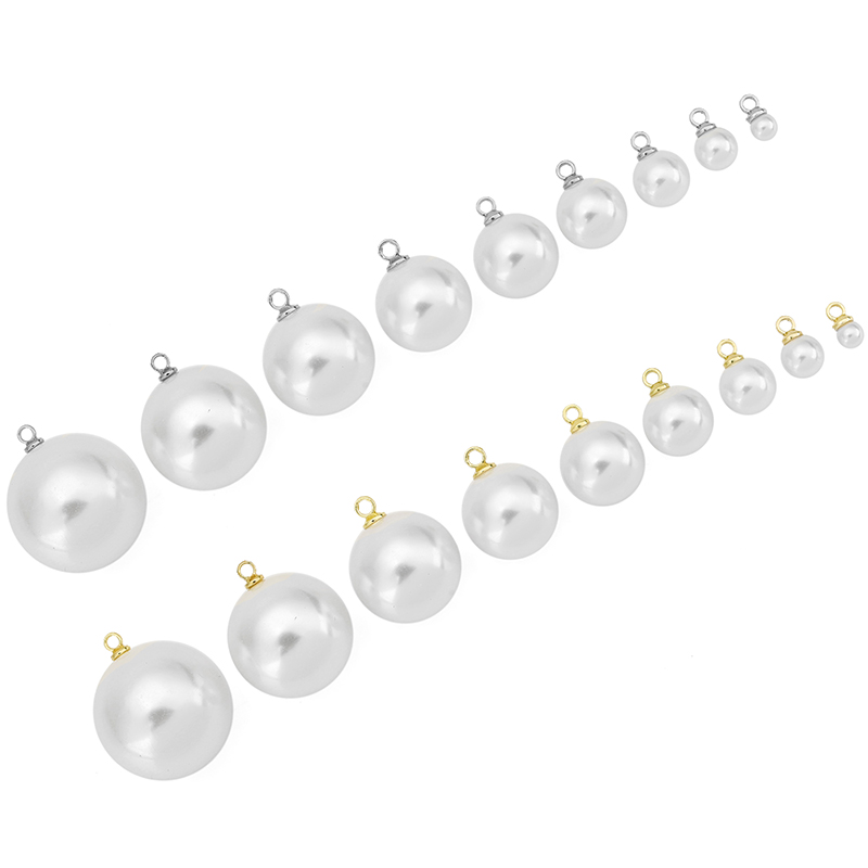 20pcs Imitation Pearl Beads Ea - Pearl Stud Earrings บทวิจารณ์และราคา