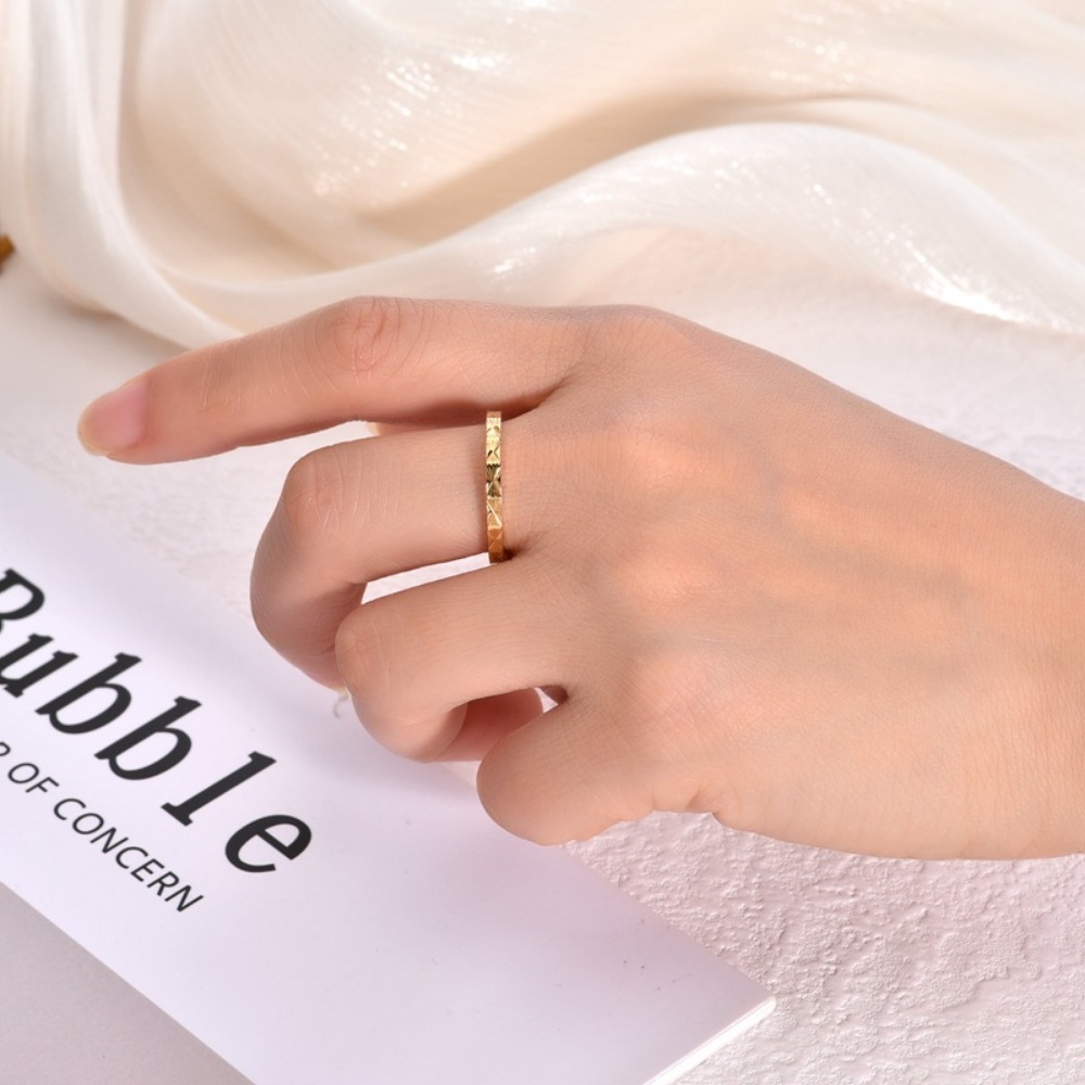Kolmnsta 2mm Titanium Steel St - Minimalist Ring Stackable บทวิจารณ์และราคา