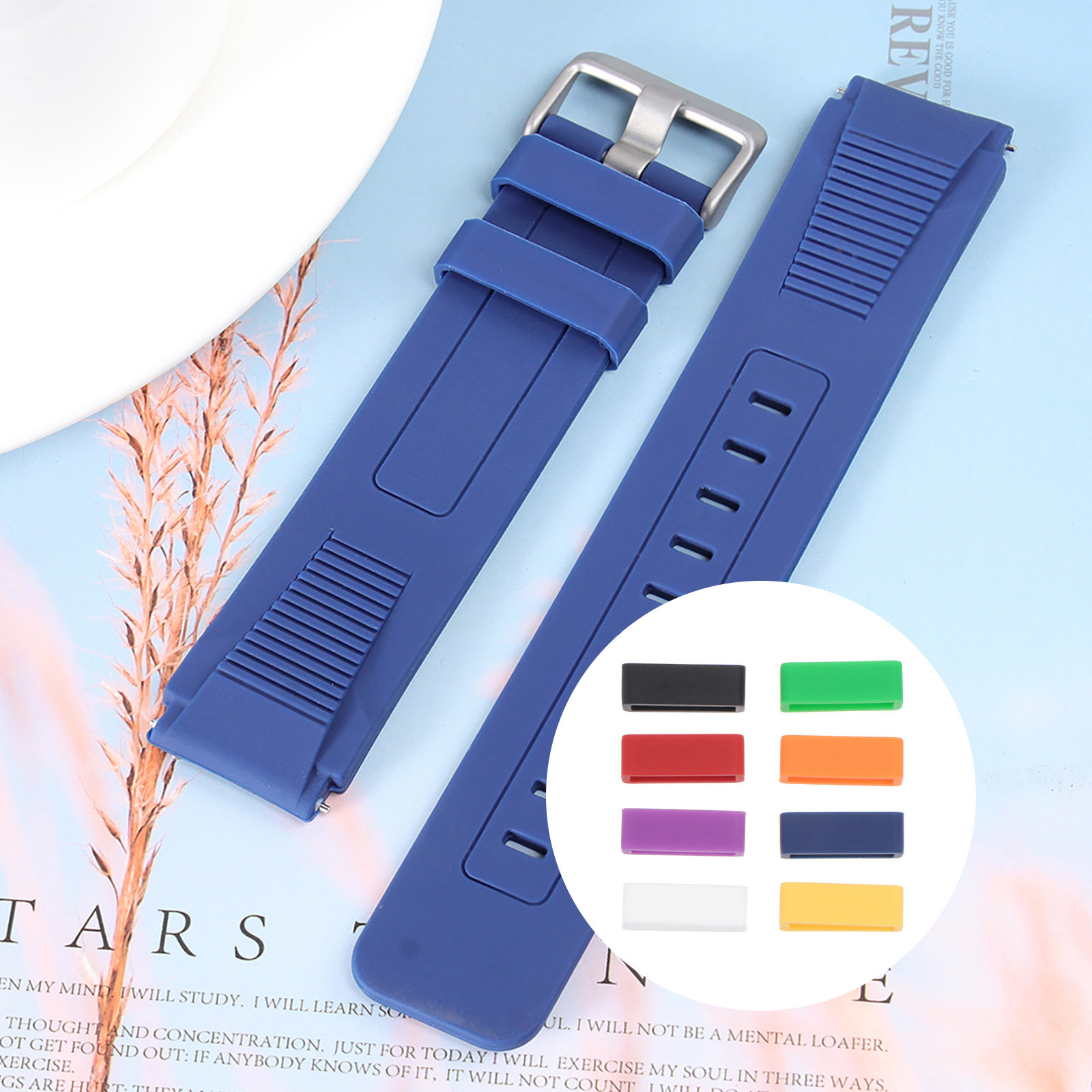 8Pcs Premium Silicone Watch Ba - Watch Strap Replacement บทวิจารณ์และราคา