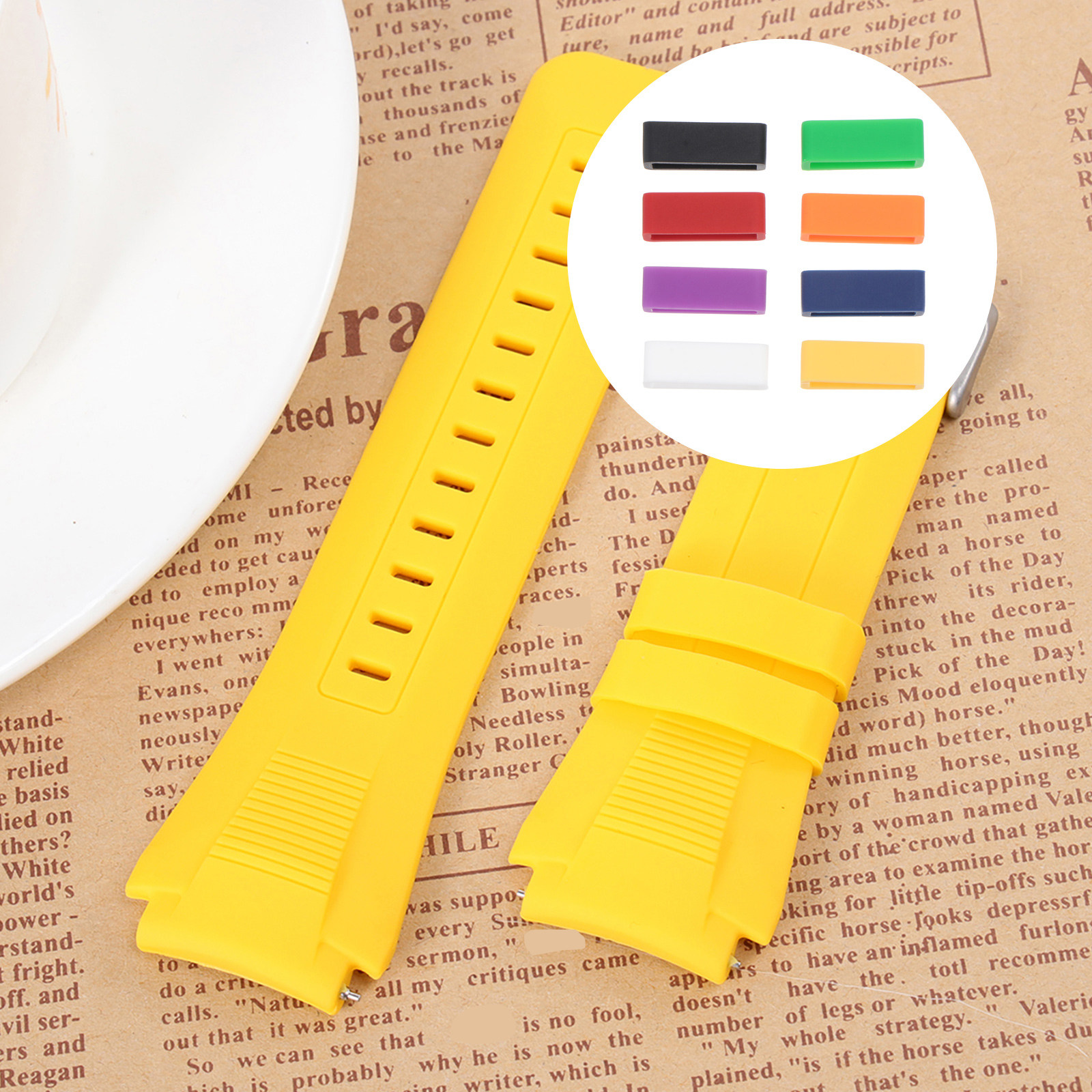 8Pcs Premium Silicone Watch Ba - Watch Strap Replacement บทวิจารณ์และราคา