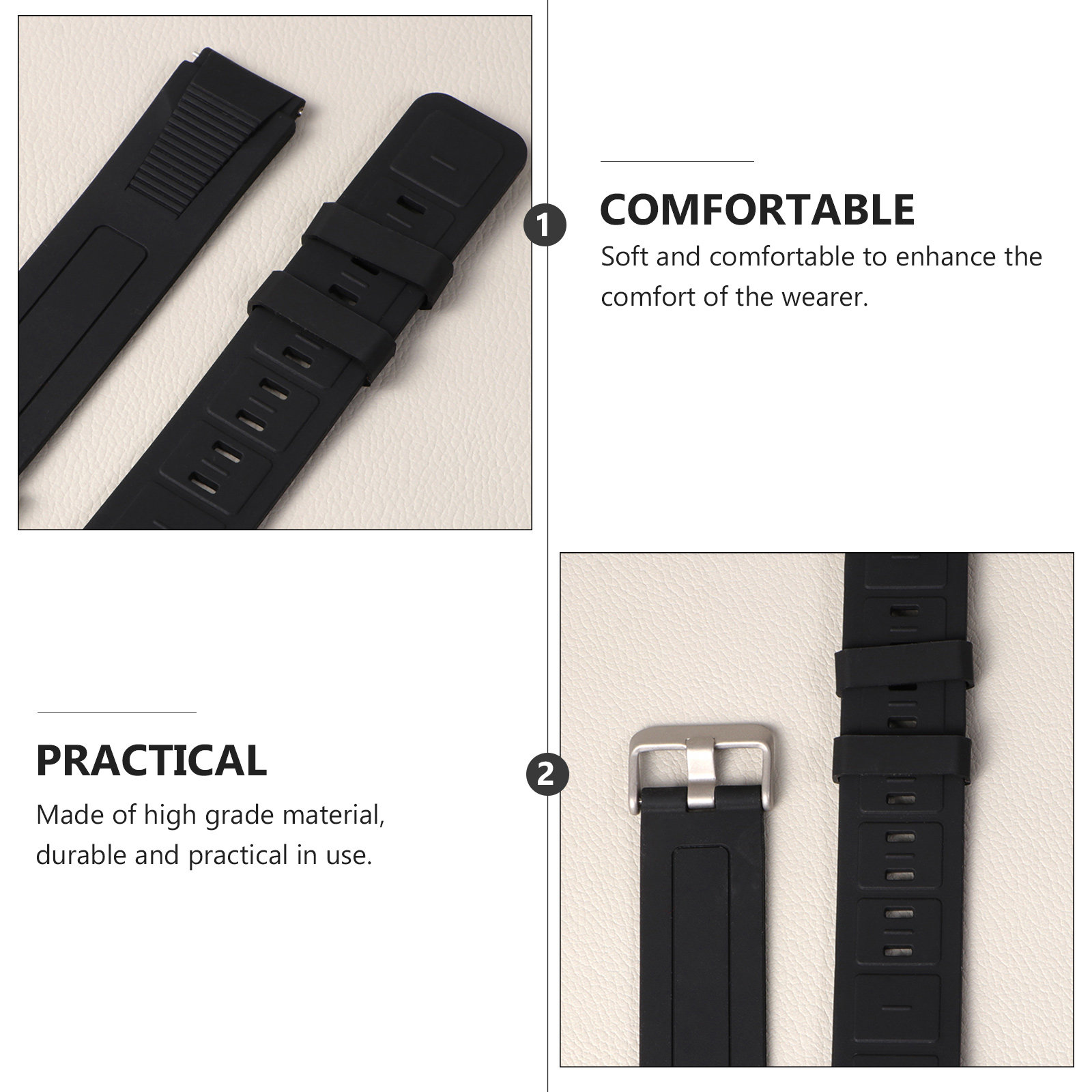 8Pcs Premium Silicone Watch Ba - Watch Strap Replacement บทวิจารณ์และราคา