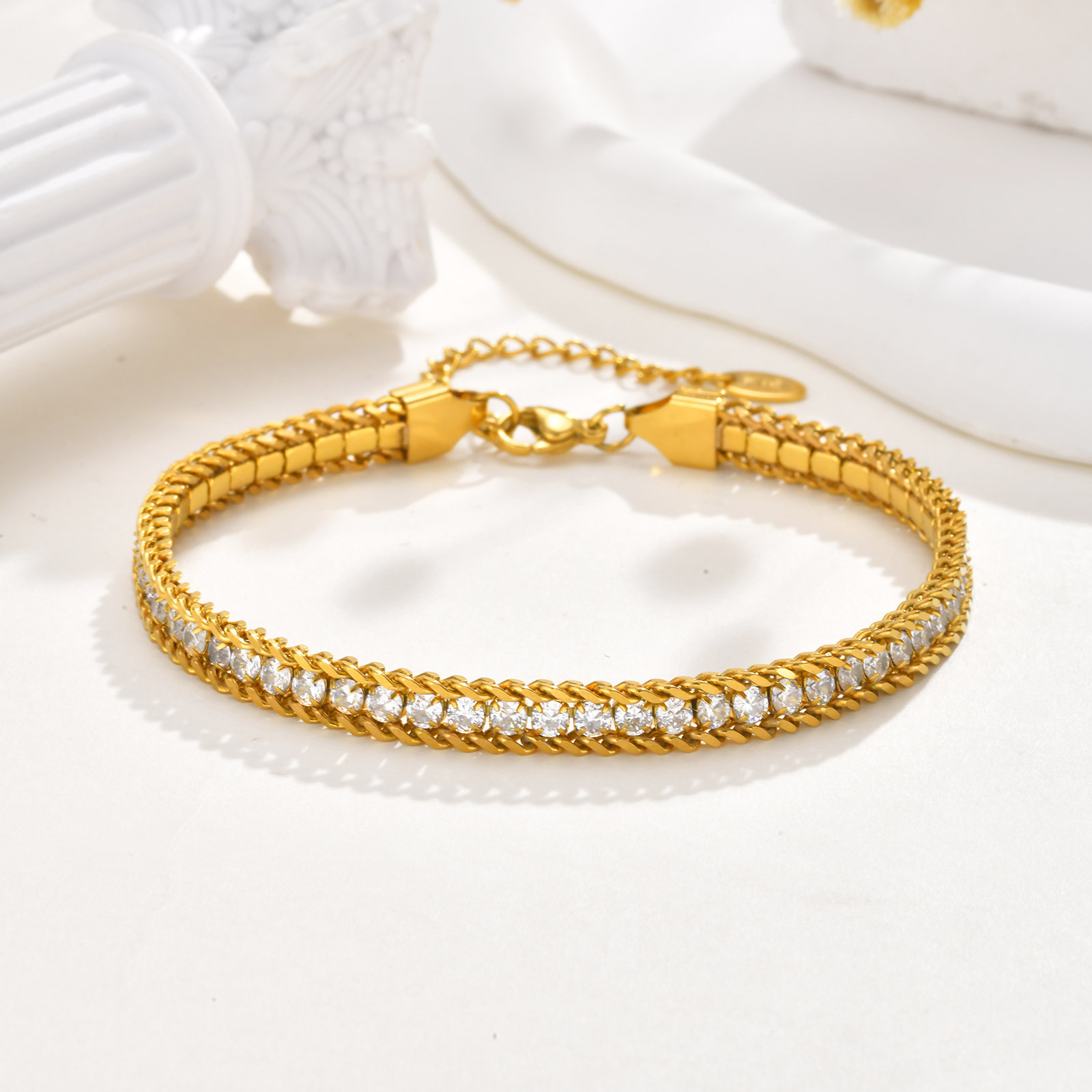 Vnox  Stainless Steel White Zi - Jc Jewelry & Watches Photos บทวิจารณ์และราคา