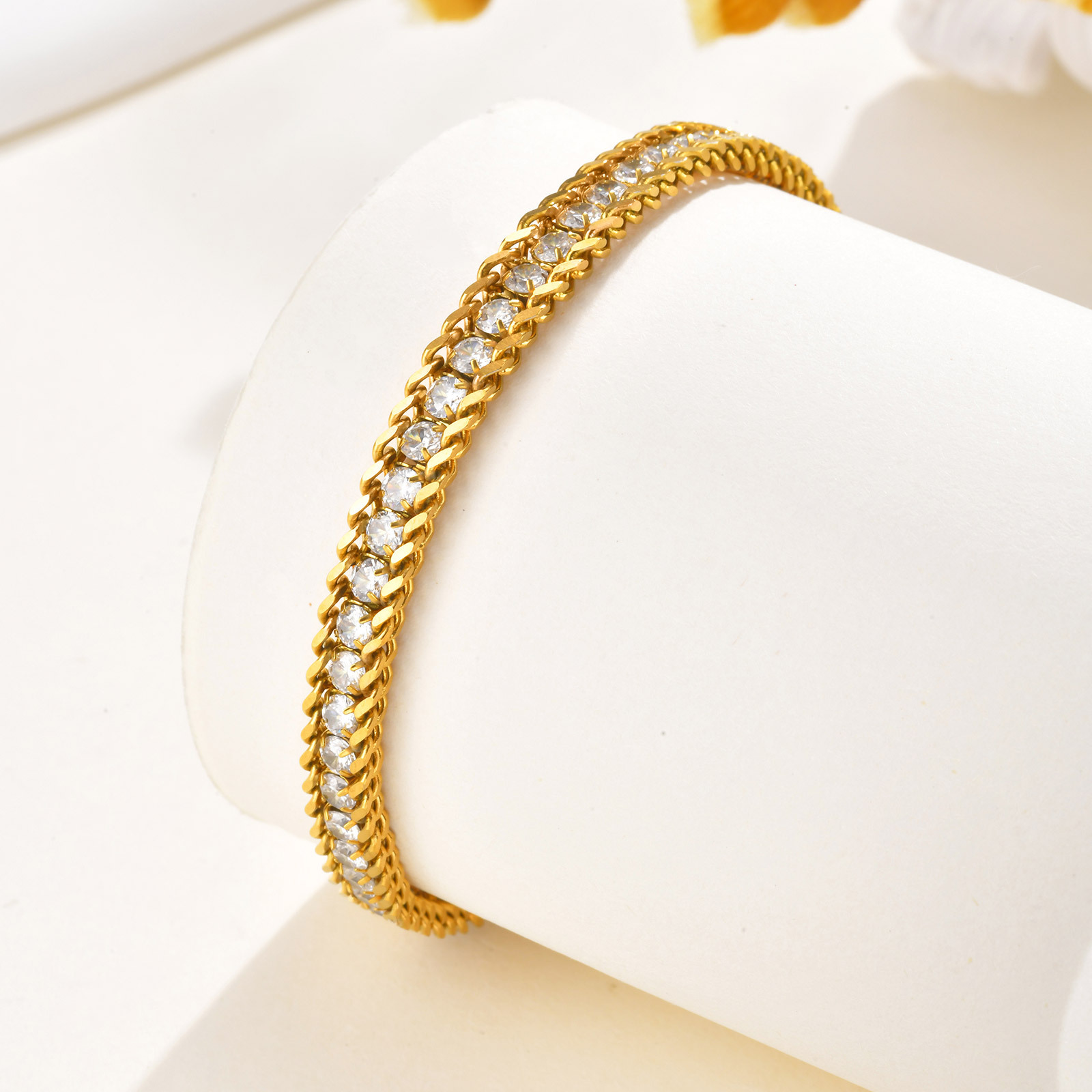 Vnox  Stainless Steel White Zi - Jc Jewelry & Watches Photos บทวิจารณ์และราคา