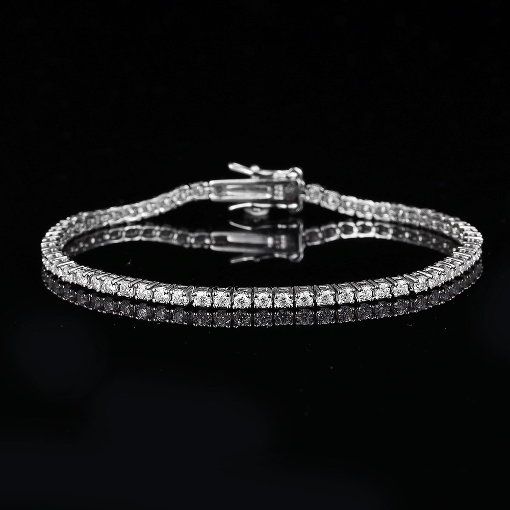 YLMyself Pure 925 Silver Tenni - Tennis Bracelet Cubic บทวิจารณ์และราคา