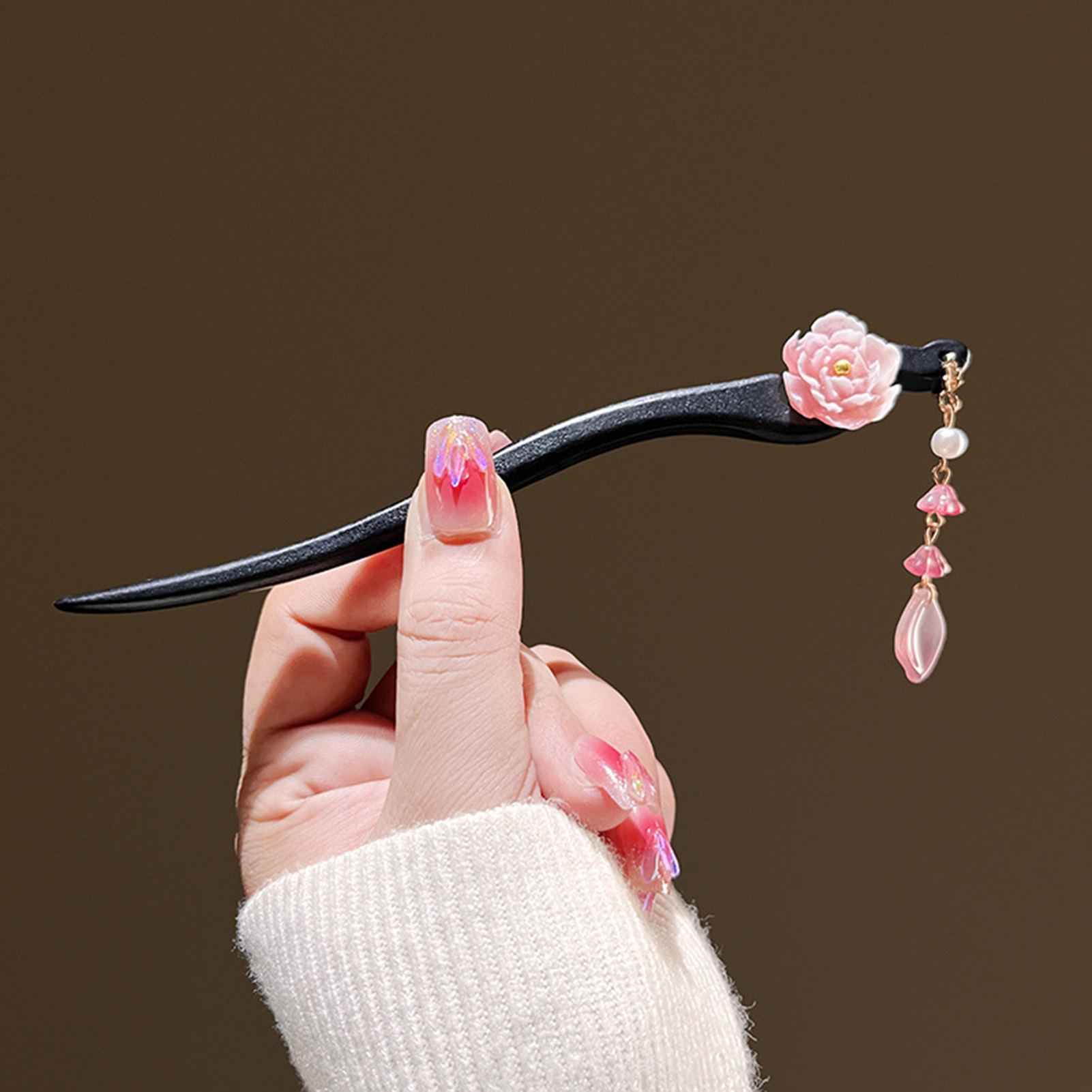 Trendy Flower Hairpin For Wome - Shop Jewelry & Watches Near Me บทวิจารณ์และราคา