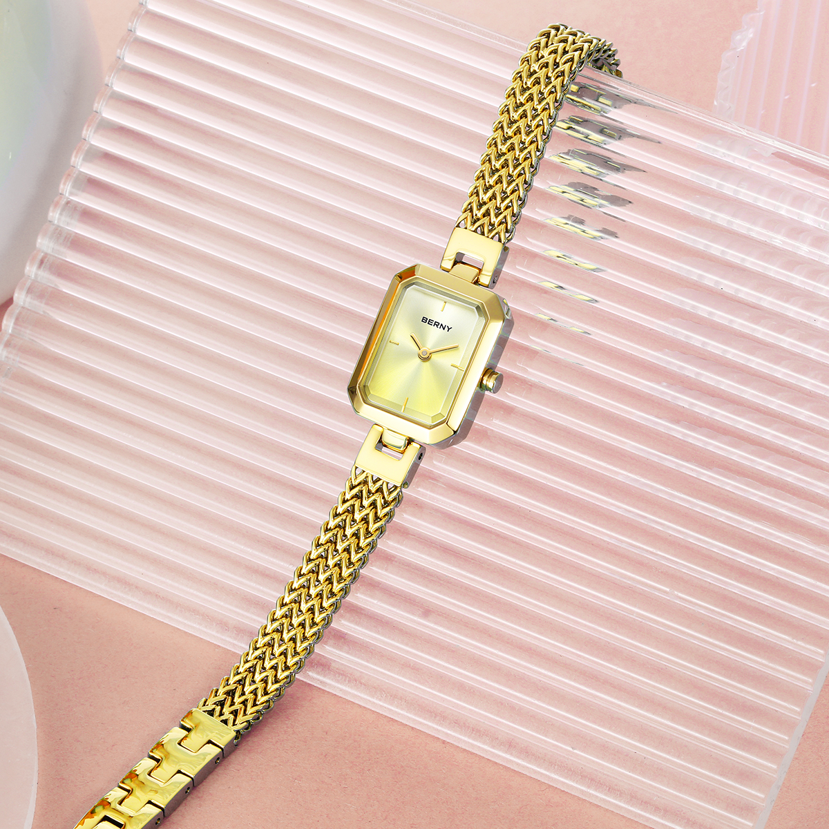 BERNY Gold Watch for Women Min - Jewelry Watches Luxury บทวิจารณ์และราคา