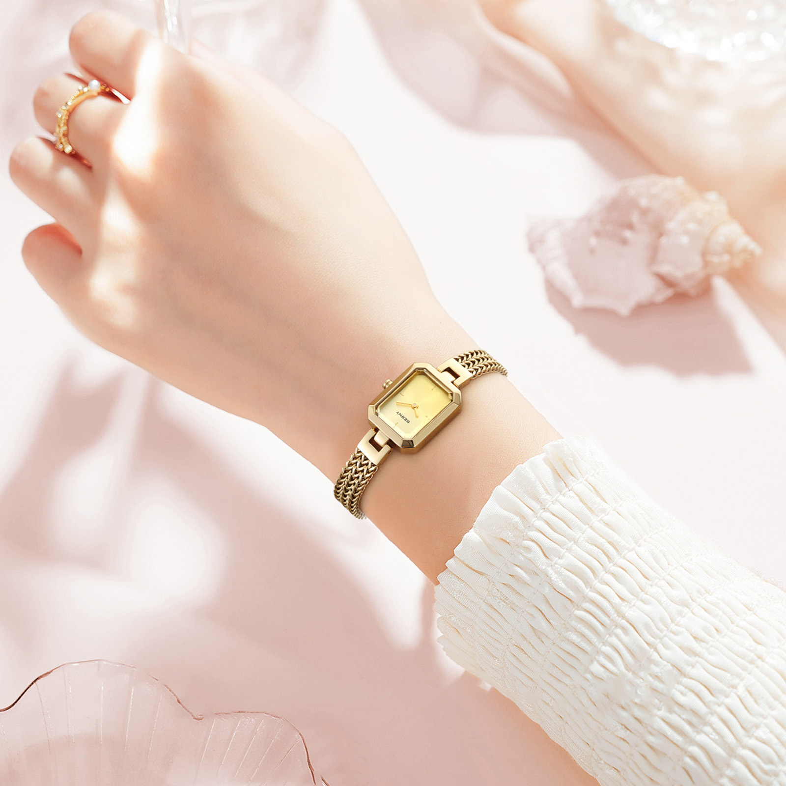 BERNY Gold Watch for Women Min - Jewelry Watches Luxury บทวิจารณ์และราคา