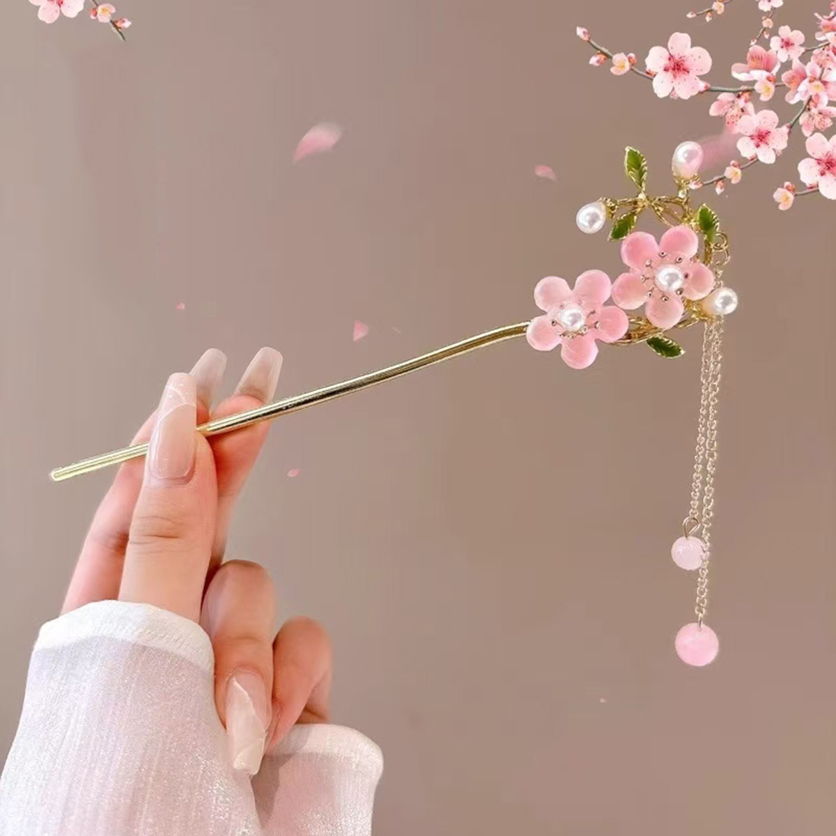 1Pc Romantic Chinese Hair Acce - Shop Jewelry & Watches Near Me บทวิจารณ์และราคา