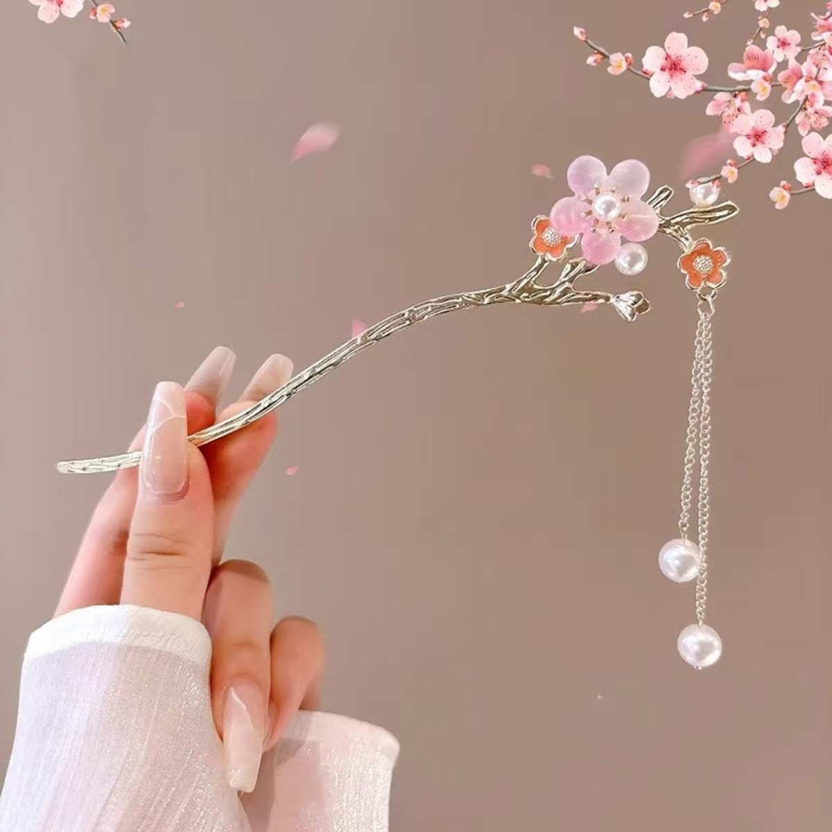 1Pc Romantic Chinese Hair Acce - Shop Jewelry & Watches Near Me บทวิจารณ์และราคา