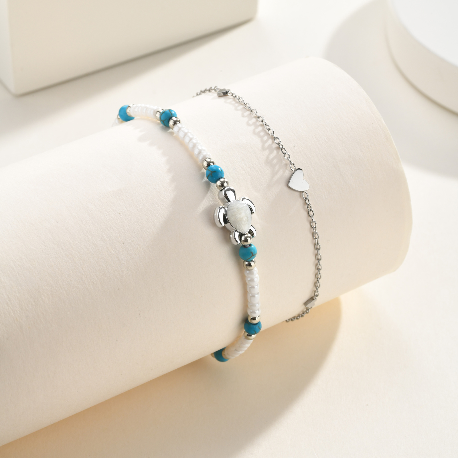 Heart Anklet Set for Women Sta - Jc Jewelry & Watches Photos บทวิจารณ์และราคา