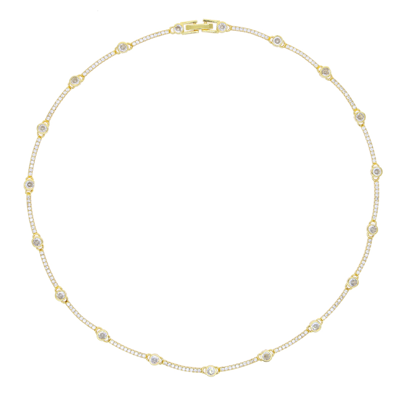 Micro Pave 5A Cubic Zirconia C - Tennis Bracelet Cubic บทวิจารณ์และราคา