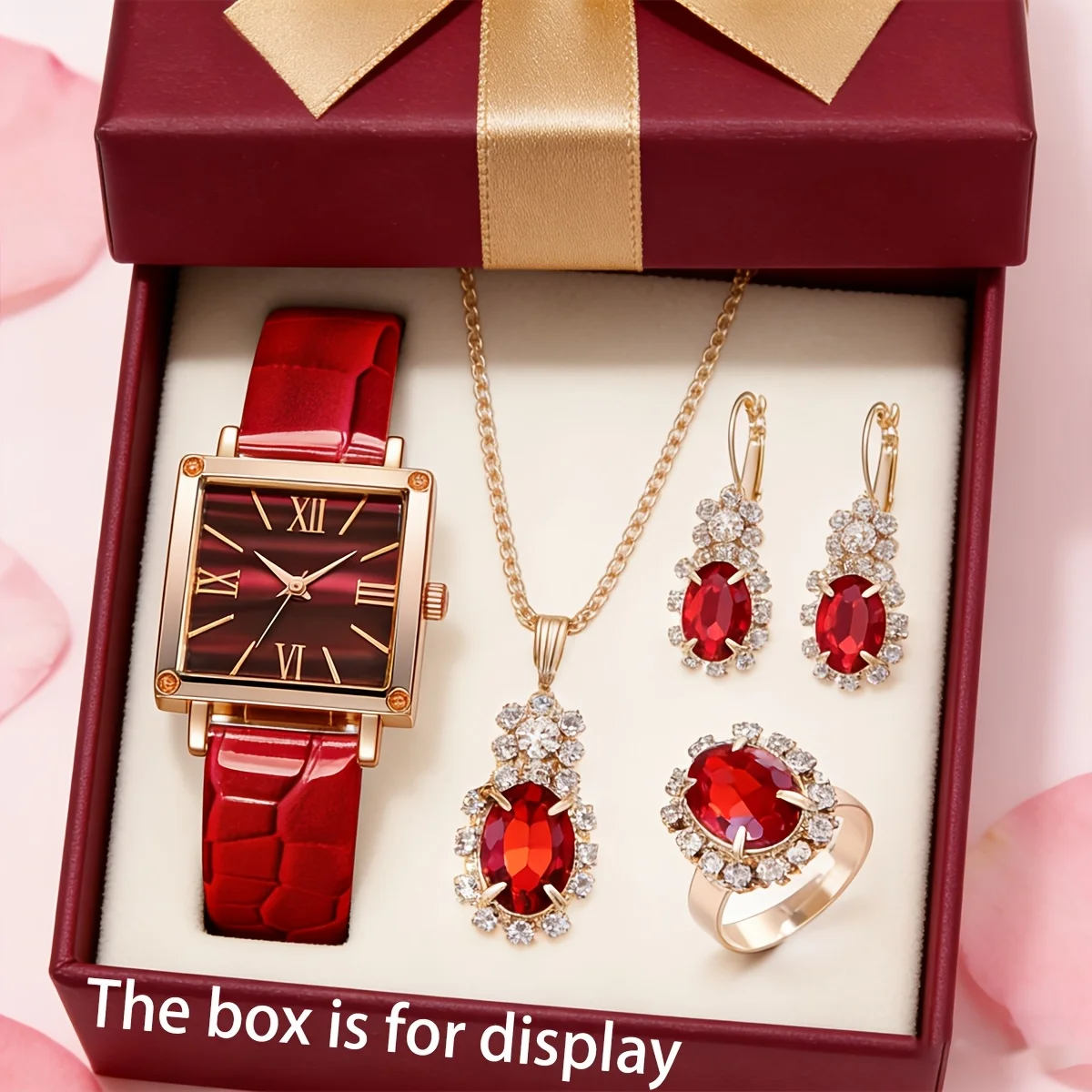 5PCS Romantic Valentine's Day  - Jewelry Watches Luxury บทวิจารณ์และราคา
