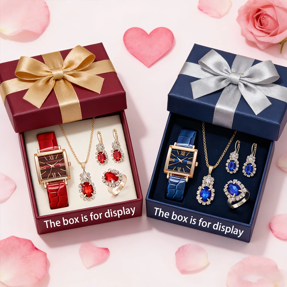 5PCS Romantic Valentine's Day  - Jewelry Watches Luxury บทวิจารณ์และราคา