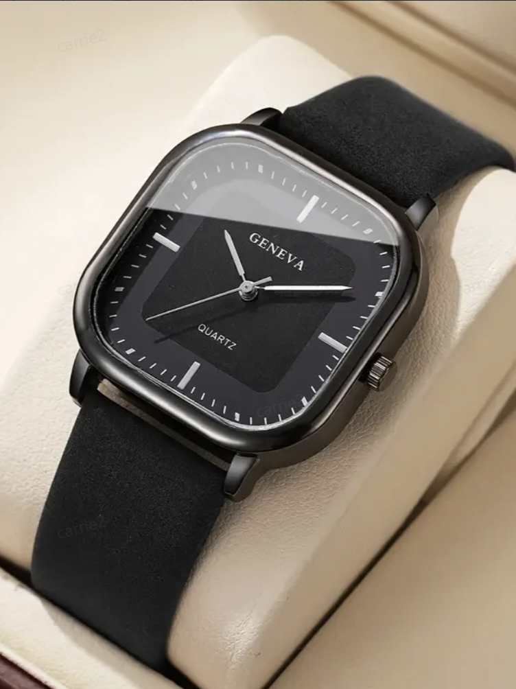 No gift box; men's leather str - Jewellery Watches บทวิจารณ์และราคา
